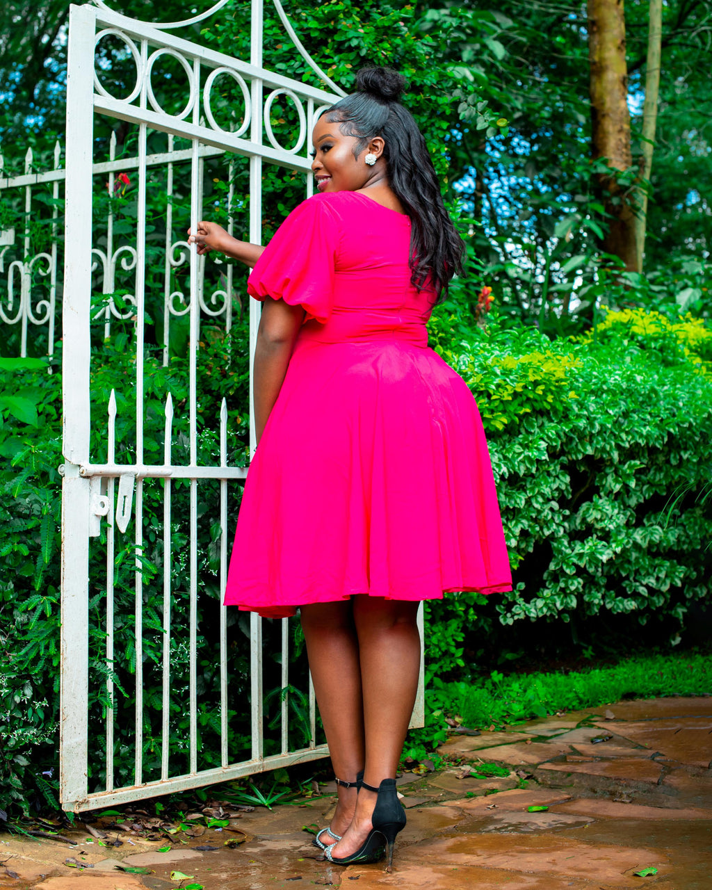 PINK LADY SKATER DRESS