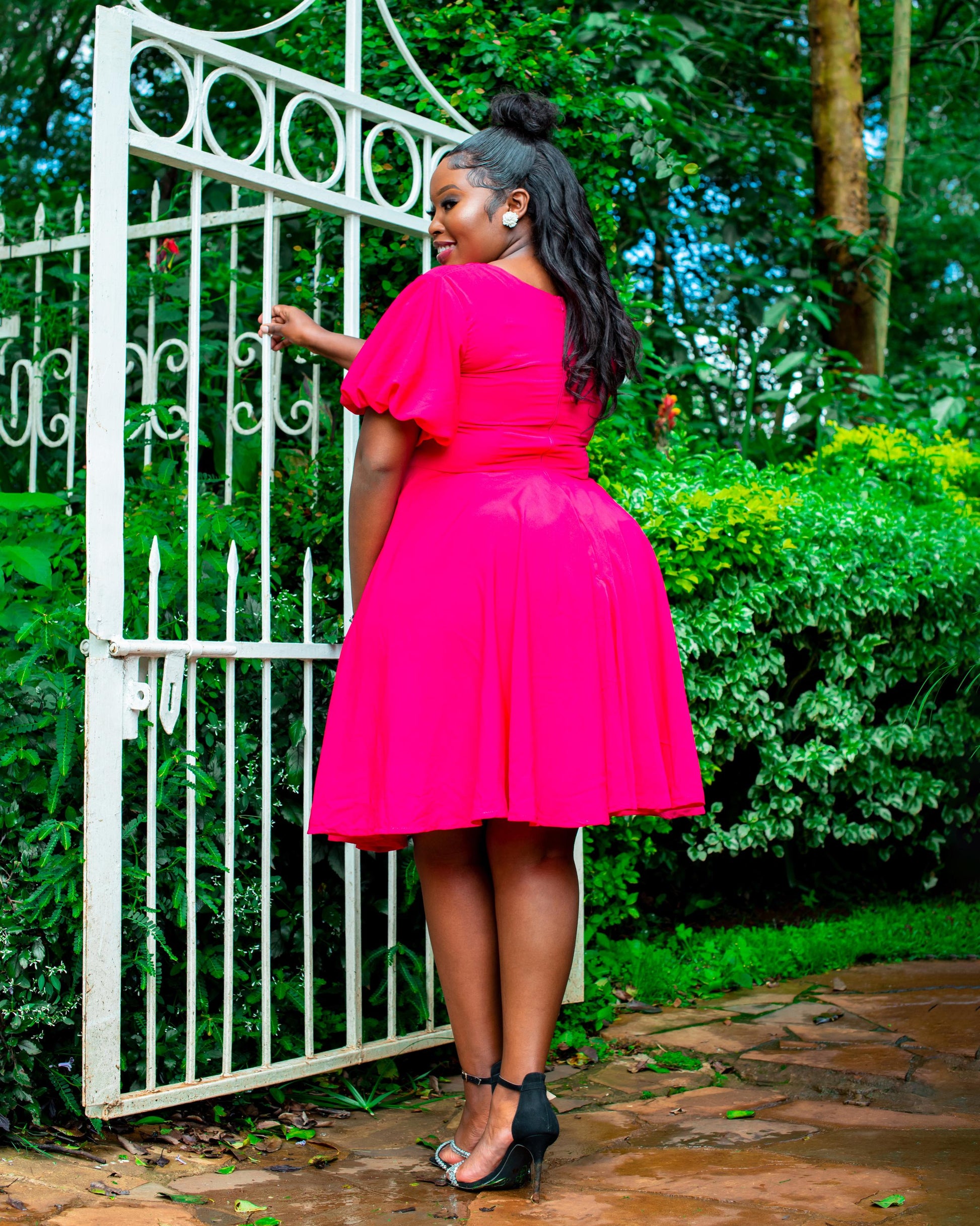 PINK LADY SKATER DRESS