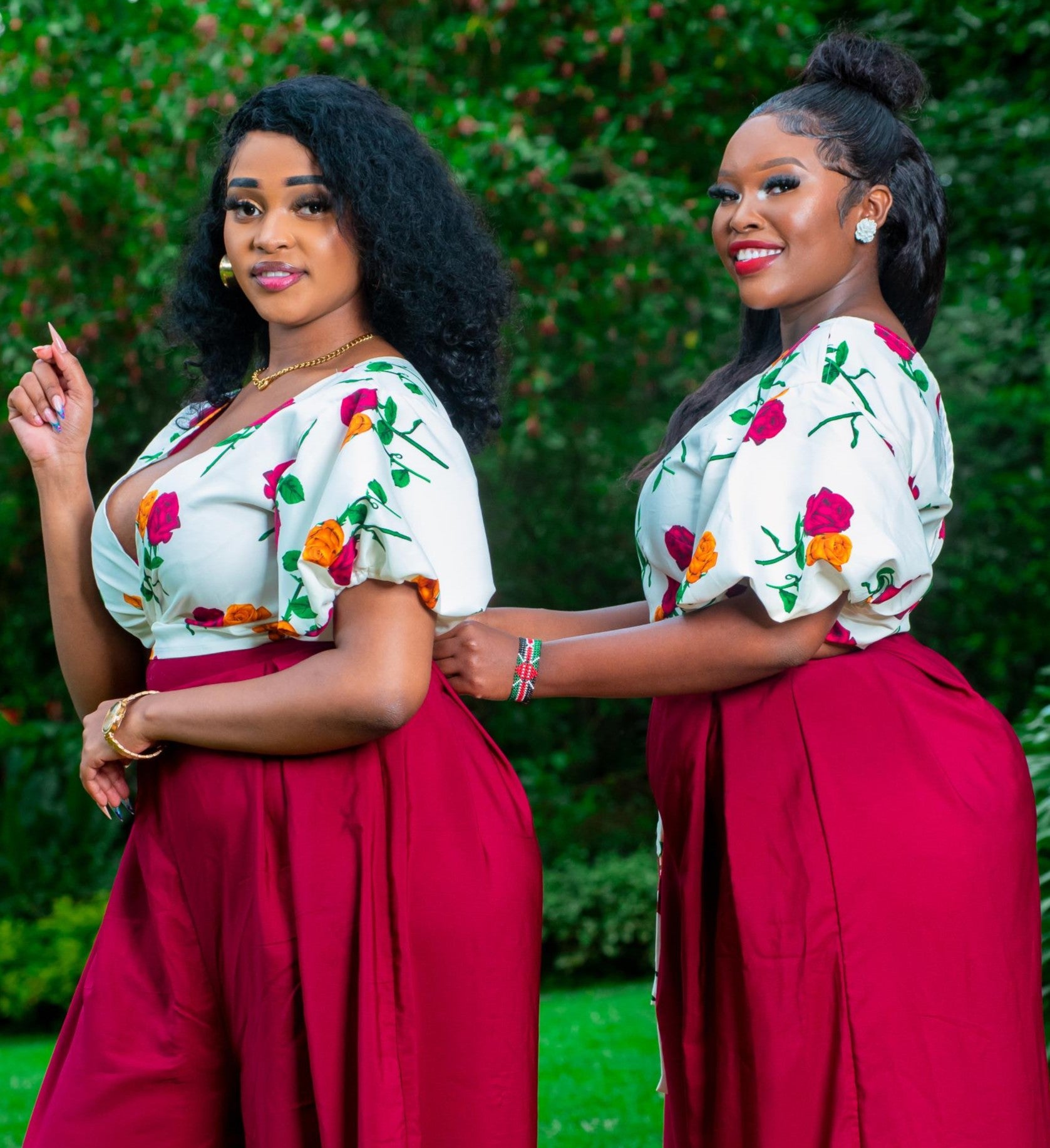 CHERRIE REVERSIBLE WRAP TOP