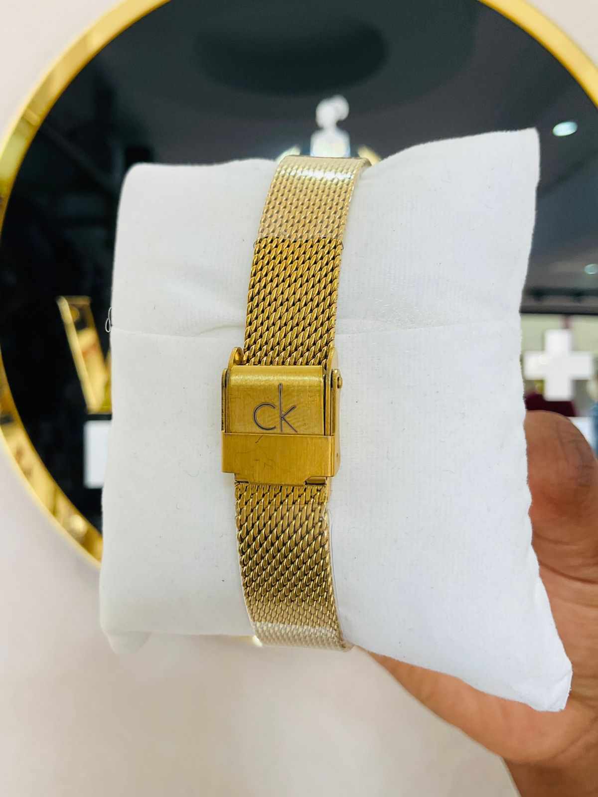 GOLDEN STRAPS- BLACK CK WATCH
